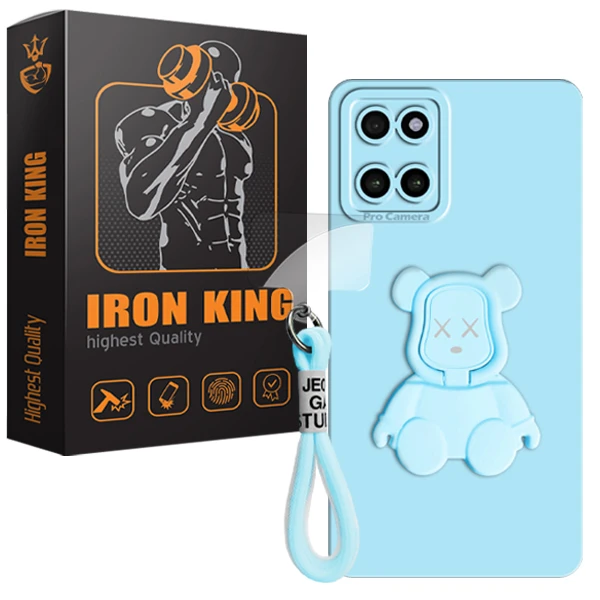 کاور آیرون کینگ مدل B2-HLD-21 مناسب برای گوشی موبایل سامسونگ Galaxy Note 10 Lite / A81 به همراه بند آویز