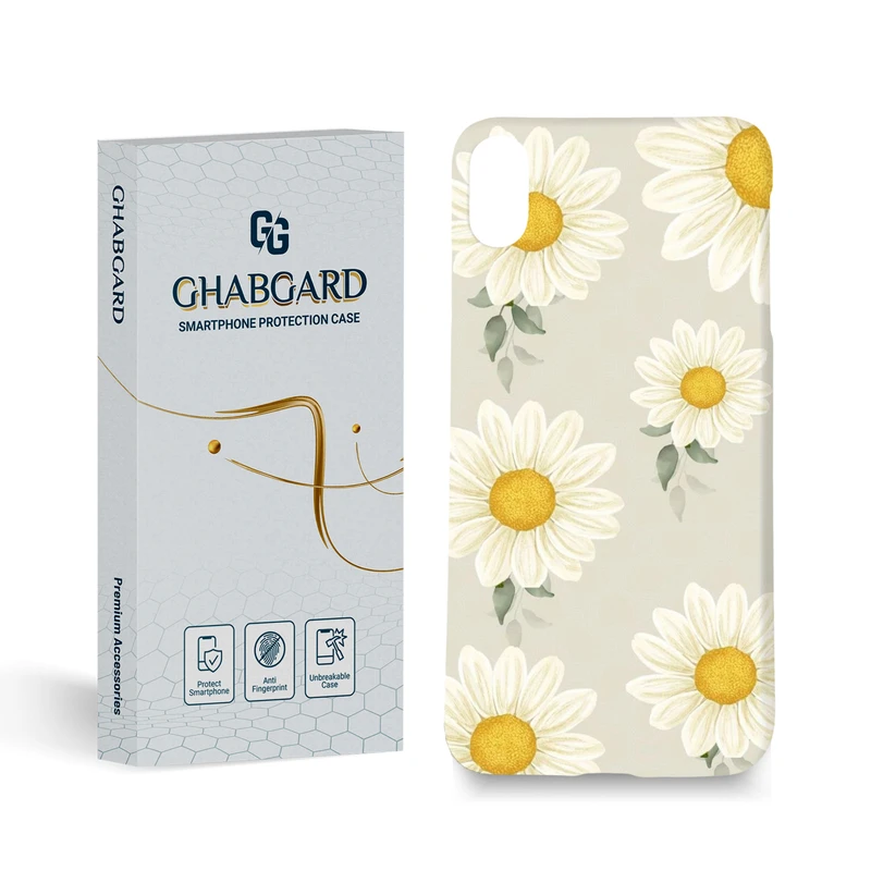 کاور قاب گارد مدل گل مناسب برای گوشی موبایل اپل  iPhone Xs Max 