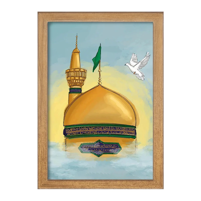 تابلو خندالو مدل حرم امام رضا کد 28814