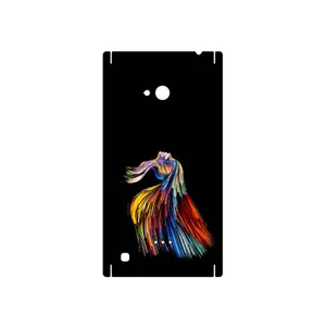 MAHOOT Rainbow Hair Digital Art Cover Sticker for Nokia Lumia 720