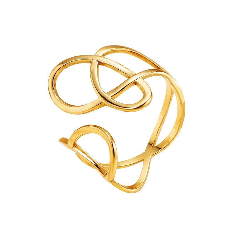 انگشتر زنانه مدل گره بی نهایت 01246