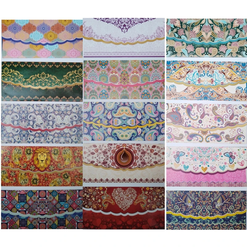 پاکت پول مدل سنتی طرح بته جقه بسته 15 عددی 