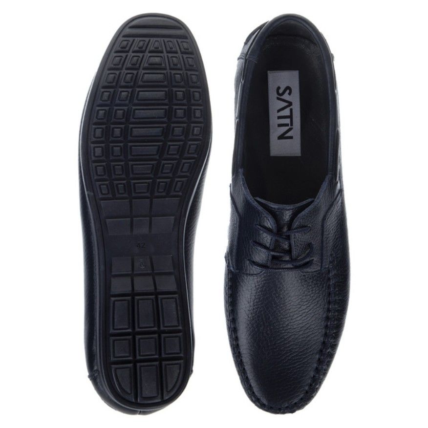 کفش روزمره مردانه ساتین مدل چرم طبیعی کد 1B503 -  - 2