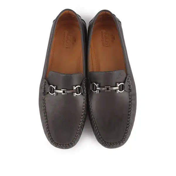 کفش کالج مردانه چرم آگوست مدل RY 210009