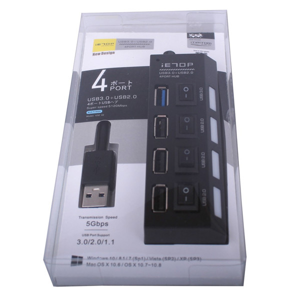 هاب 4 پورت USB3.0 آی ای تاپ مدل U32-02