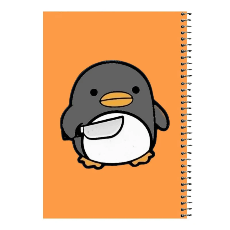دفتر مشق 80 برگ اس جی مدل پنگوئن عصبانی کد۱   