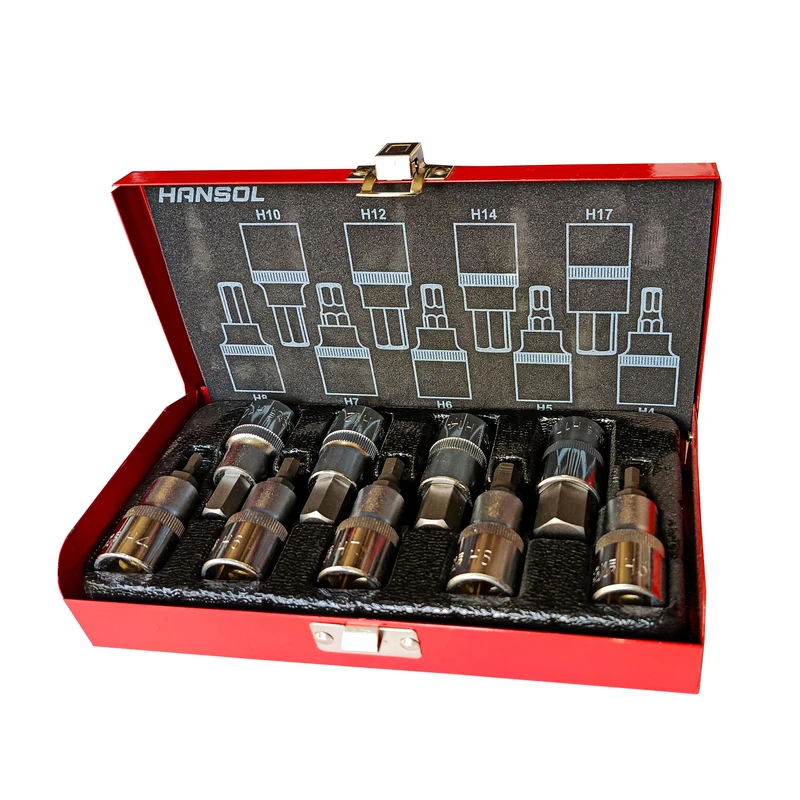 ست جعبه آچار آلن بکسی هانسول مدل HA-N301 مجموعه 9 عددی