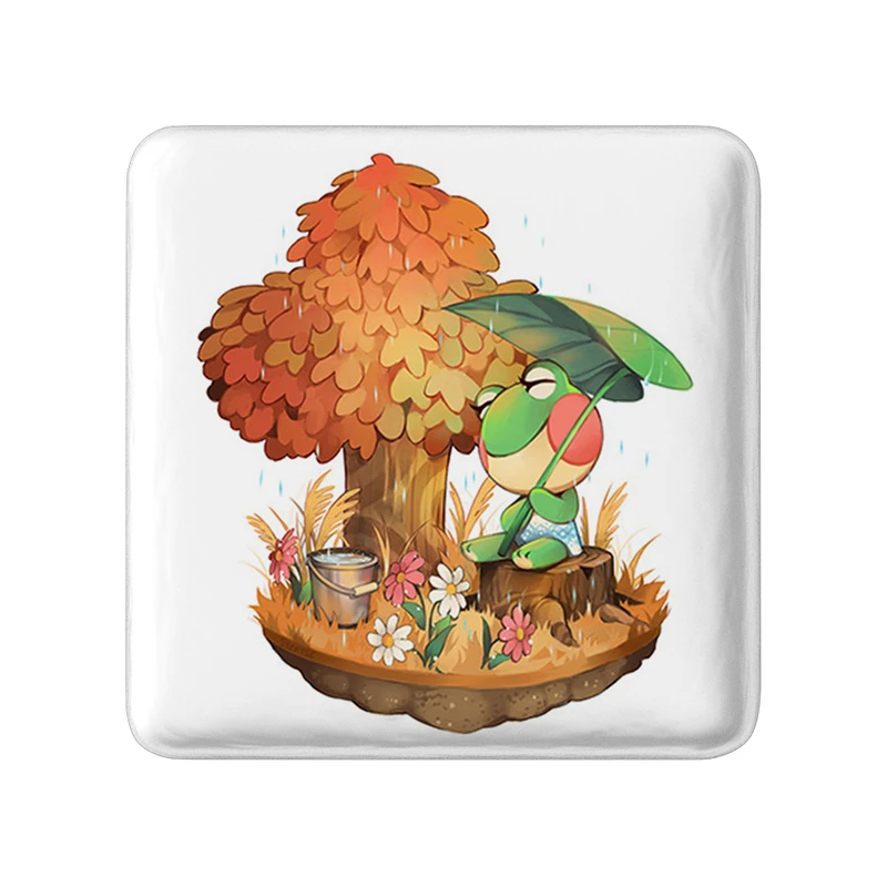پیکسل خندالو طرح بازی انیمال کراسینگ Animal Crossing مدل مربعی کد 32638