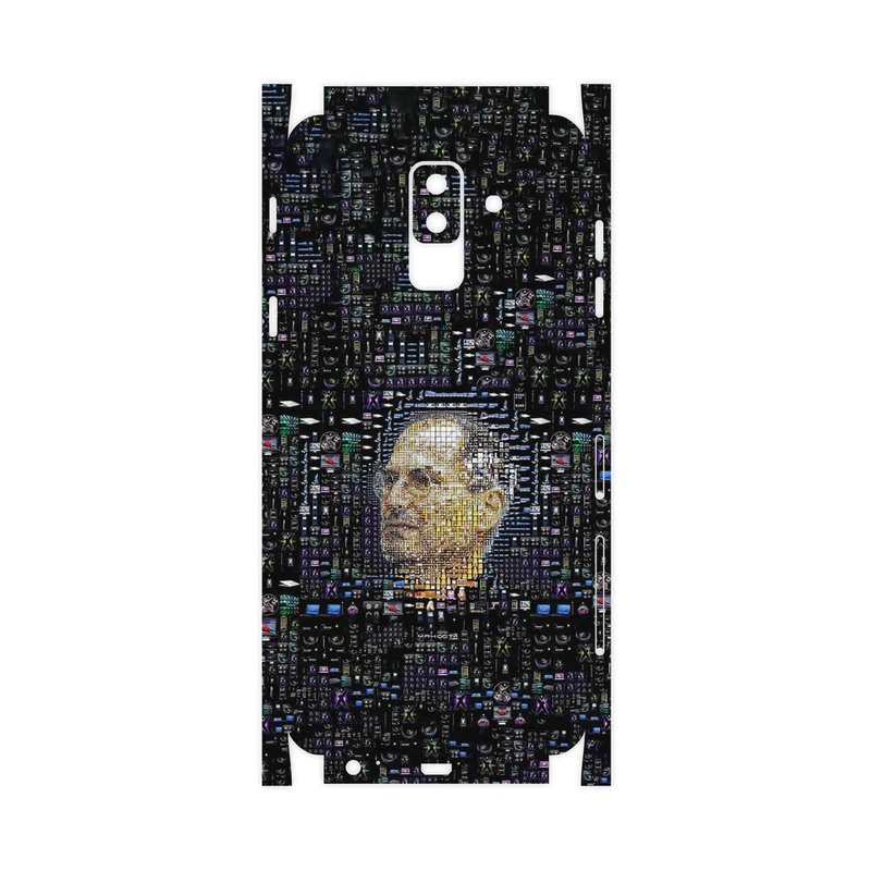برچسب پوششی ماهوت مدل Collage of Steve Jobs 2-FullSkin مناسب برای گوشی موبایل سامسونگ Galaxy A6 Plus 2018