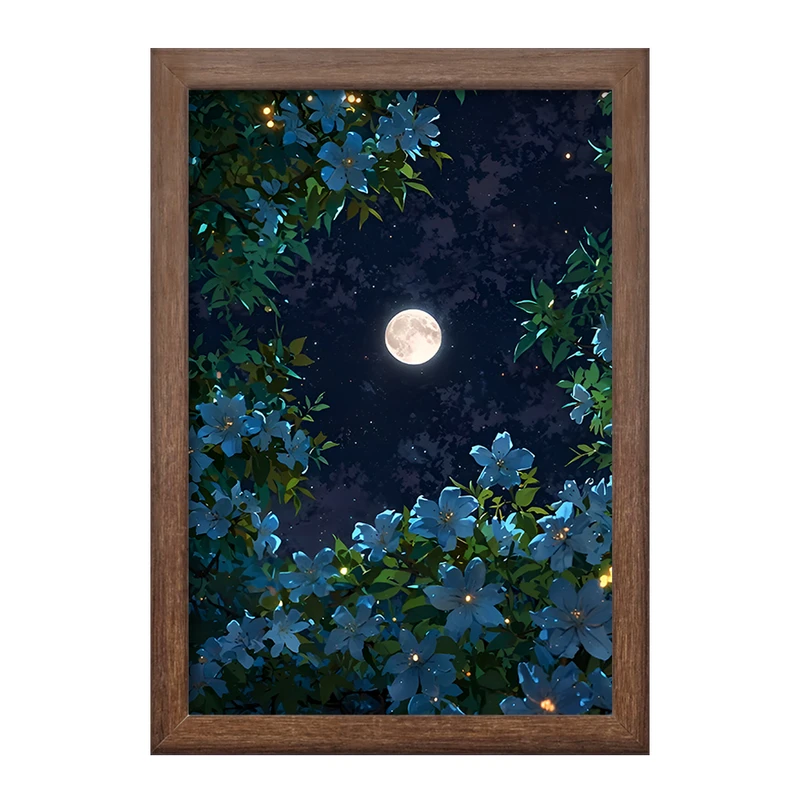 تابلو خندالو طرح ماه (Moon) کد F9177