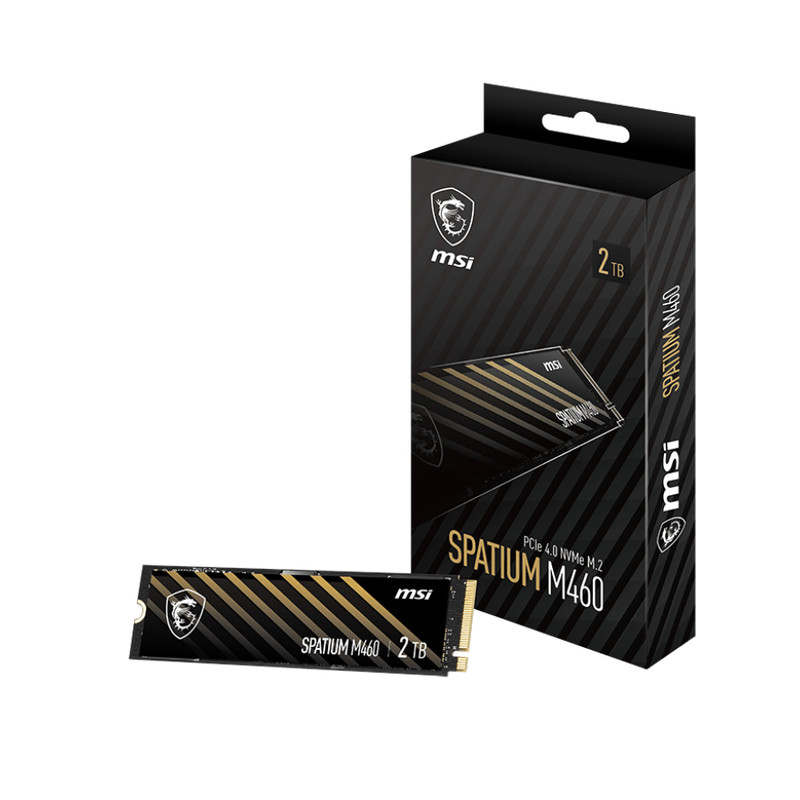 اس اس دی اینترنال ام اس آی مدل SPATIUM M460 PCIe 4.0 NVMe M.2 ظرفیت 2 ترابایت