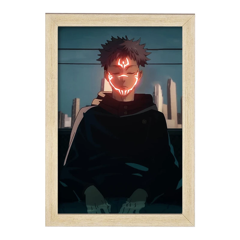 تابلو خندالو مدل ریومن سوکونا انیمه جوجوتسو کایزن  کد 11087