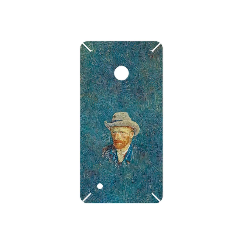 برچسب پوششی ماهوت مدل Self portrait with a gray felt hat مناسب برای گوشی موبایل نوکیا Lumia 530