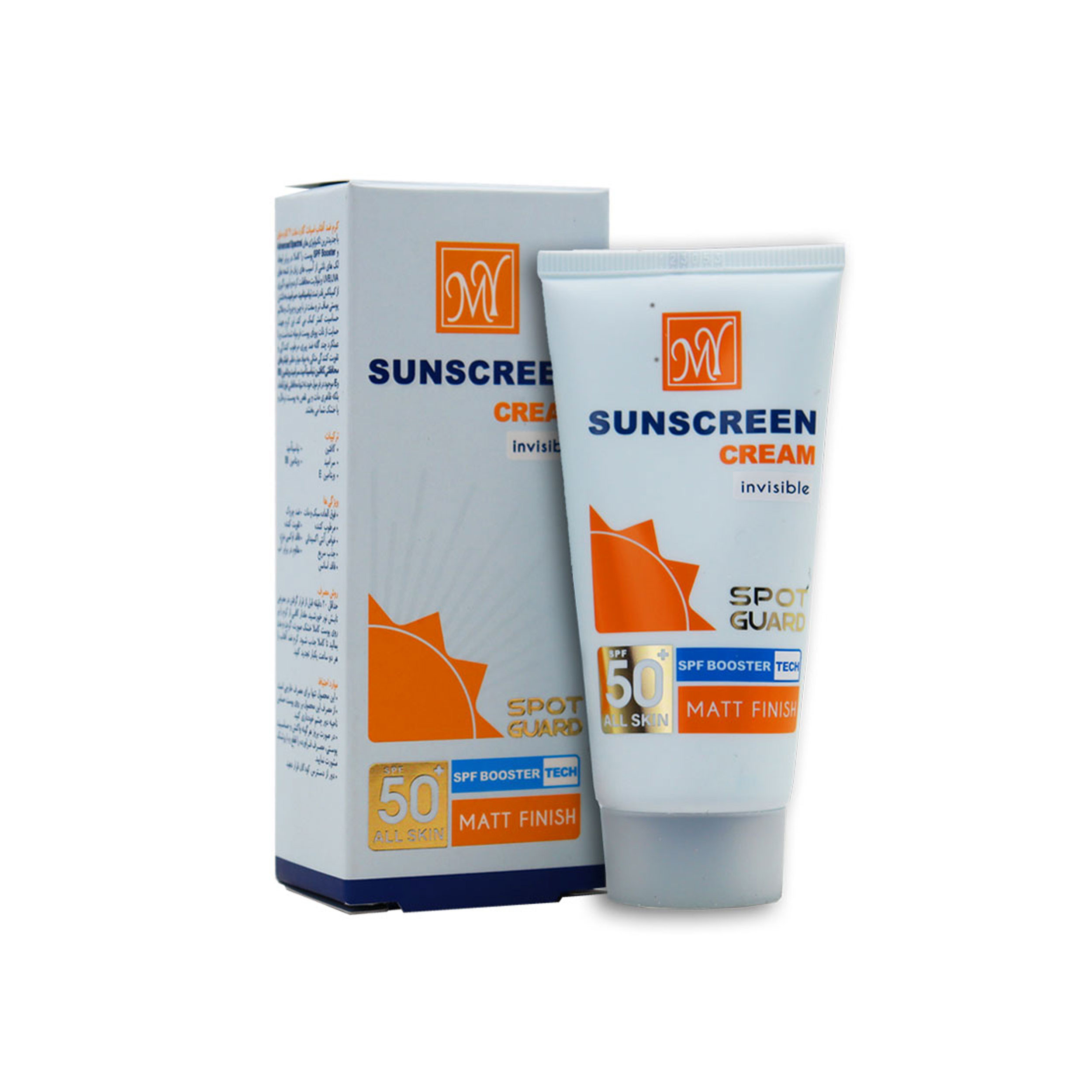 کرم ضد آفتاب بی رنگ مای SPF50 مدل Spot Guard مناسب پوست های خشک حجم 50 میلی لیتر کرم ضد آفتاب بی رنگ مای SPF50 مدل Spot Guard مناسب پوست های خشک حجم 50 میلی لیتر