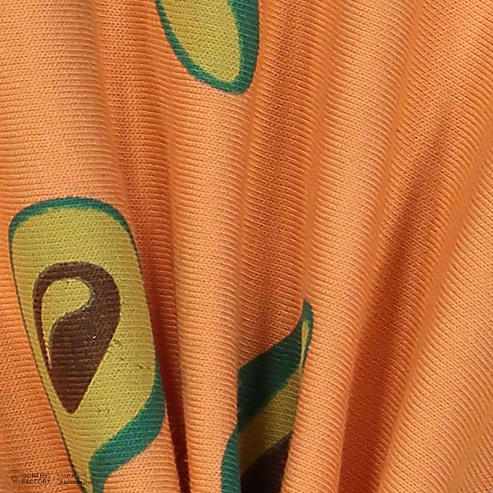 ست تی شرت و شلوار دخترانه مادر مدل Pika رنگ هلویی -  - 9