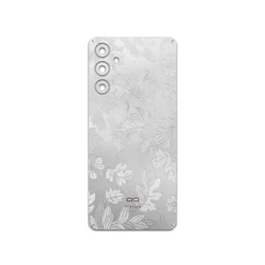 MAHOOT Silver-Wildflower Cover Sticker for Samsung Galaxy F54