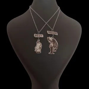 گردنبند مدل best friends فرشته بسته 2 عددی