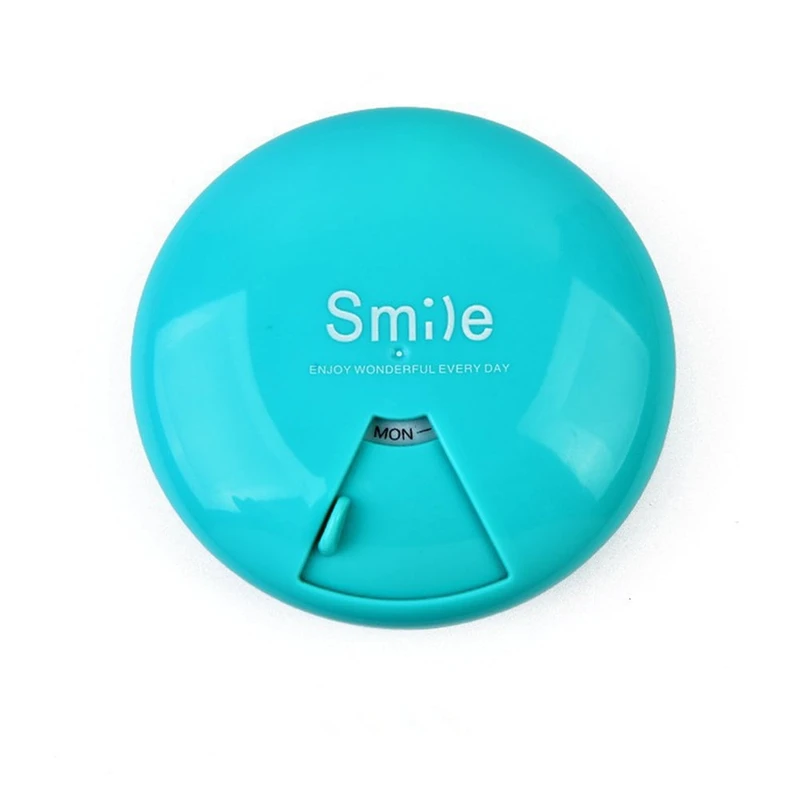 محفظه نگهداری قرص مدل  هفتگی سفری طرح Smile کد 50