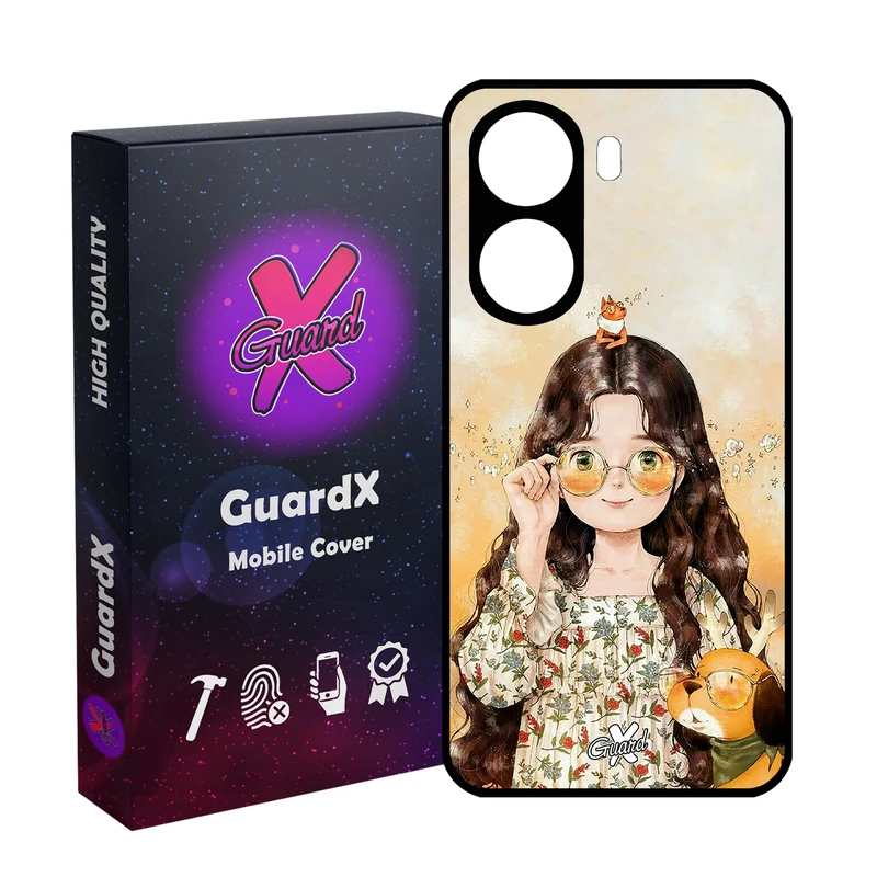 کاور گارد ایکس طرح Girl مدل 10253 مناسب برای گوشی موبایل شیائومی Poco X7 Pro