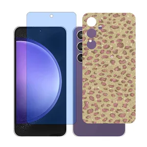 Glass together model blue cut screen protector suitable for Samsung Galaxy A55 mobile phone with back cover sticker