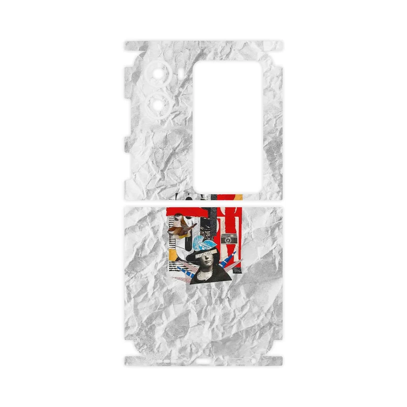 برچسب پوششی ماهوت مدل Collage of Surrealism 2-FullSkin مناسب برای گوشی موبایل اپو Find N2 Flip