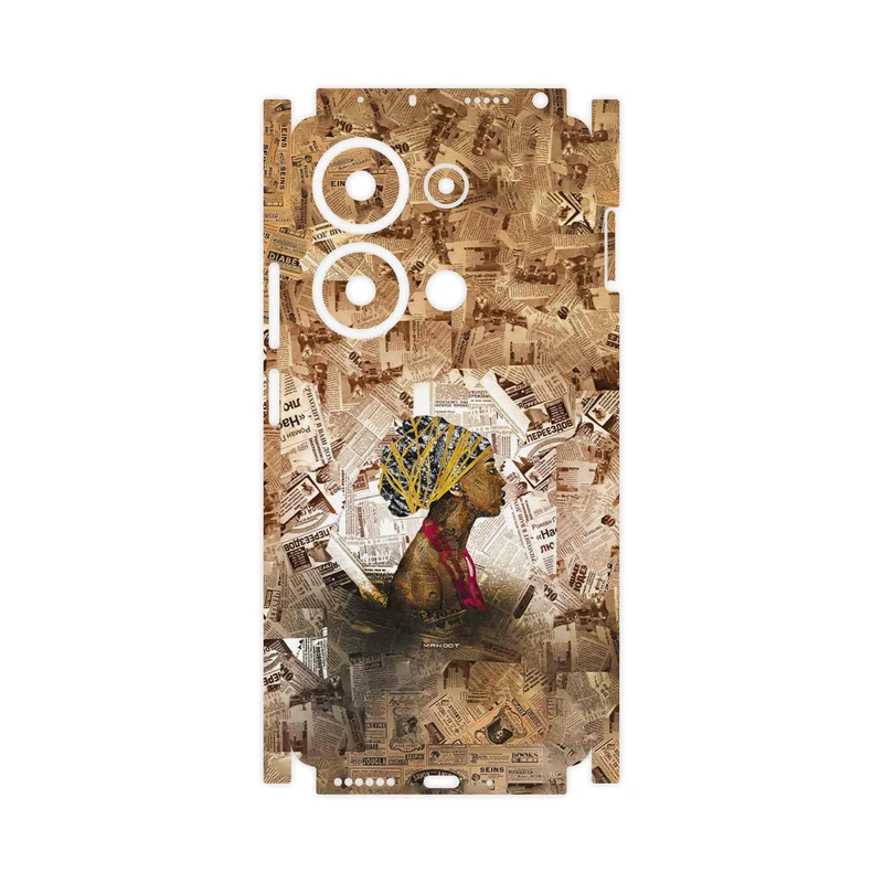 برچسب پوششی ماهوت مدل Collage of African Women-FullSkin مناسب برای گوشی موبایل شیائومی Redmi Note 13 Pro 4G