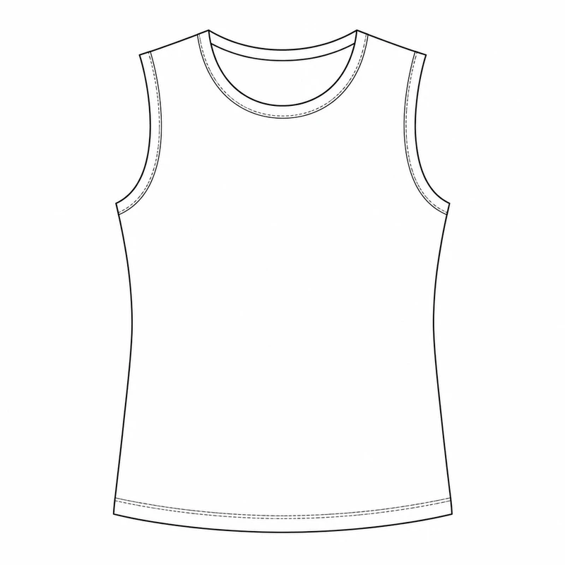 الگو خیاطی تاپ ورزشی مردانه متد ترک سایز L تا 5XL بسته 6 عددی
