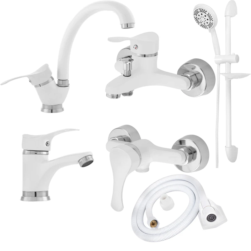 ست شیرآلات ایلمان مدل لاله WHH1005 مجموعه 6 عددی