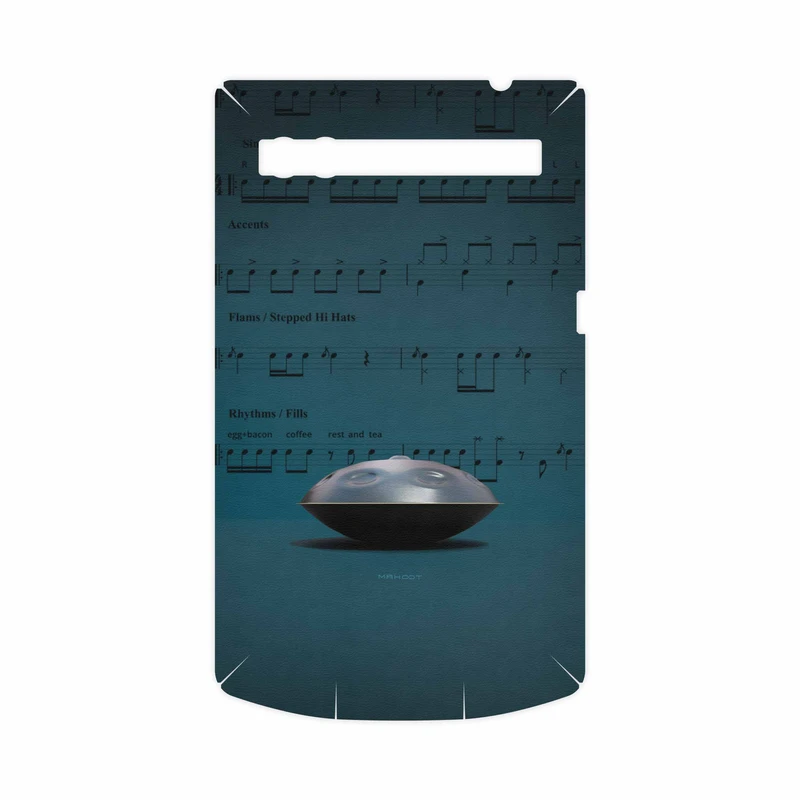 برچسب پوششی ماهوت مدل Hang Instrument-FullSkin مناسب برای گوشی موبایل بلک بری P9983