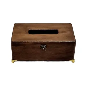 جعبه دستمال کاغذی مدل پایه فلزی کد f01