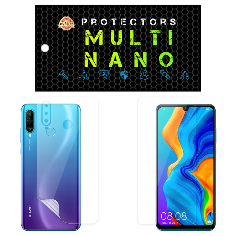 محافظ صفحه نمایش مولتی نانو مدل X-SFT مناسب برای گوشی موبایل هوآوی P30 Lite 2020 به همراه محافظ پشت