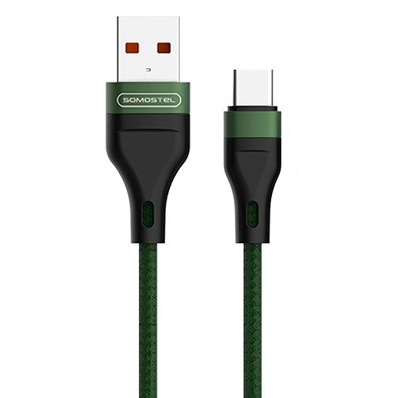 کابل تبدیل USB به USB-C سوموس تل مدل FAST CHARGE BW12 طول 1 متر