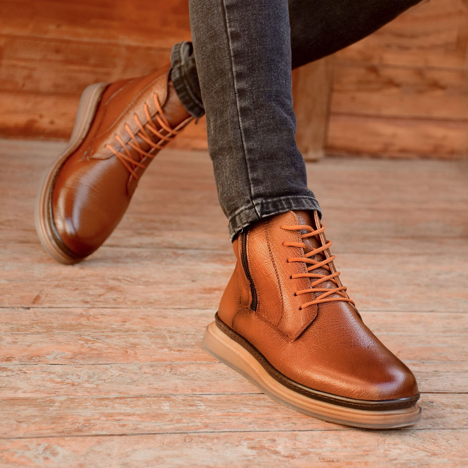 نیم بوت مردانه مدل بلنزا کد HN.1607 -  - 3