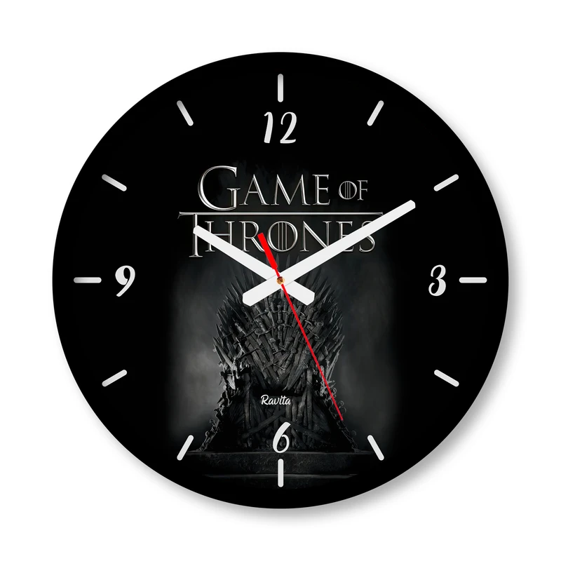 ساعت رومیزی عقربه‌ای راویتا مدل گیم آف ترونز کد 3523