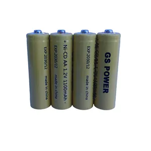 باتری قلمی قابل شارژ جی اس پاور مدل 1100 بسته 4 عددی