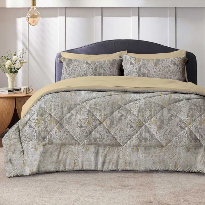 سرویس روتختی 2 نفر 8 تکه نوپه هوم مدل مخمل شانل AKBE