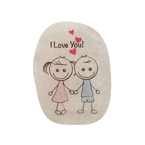 سنگ نمک دکوری طرح تیکه سنگ کد 17