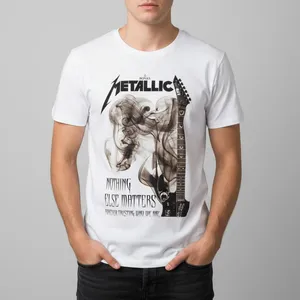 تیشرت مردانه روناس طرح متالیکا کد 307000601