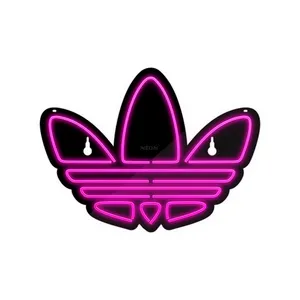 چراغ دیواری نئون دیزاین طرح Logo-BL_PN