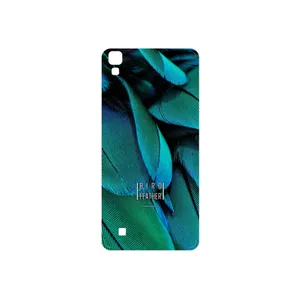 MAHOOT Green Feather Cover Sticker for LG X Power