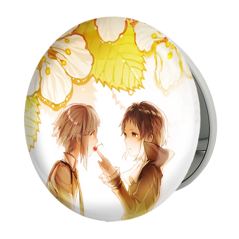 آینه جیبی خندالو طرح اکوتاگوا و اتسوشی انیمه سگ های ولگرد بانگو مدل تاشو کد 11765 