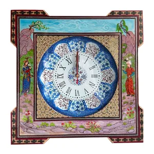 ساعت خاتم کاری  طرح فرهاد و شیرین کد 01