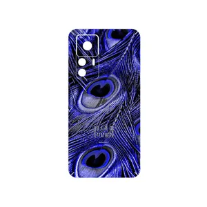MAHOOT Purple Feather Cover Sticker for Xiaomi 12T Pro