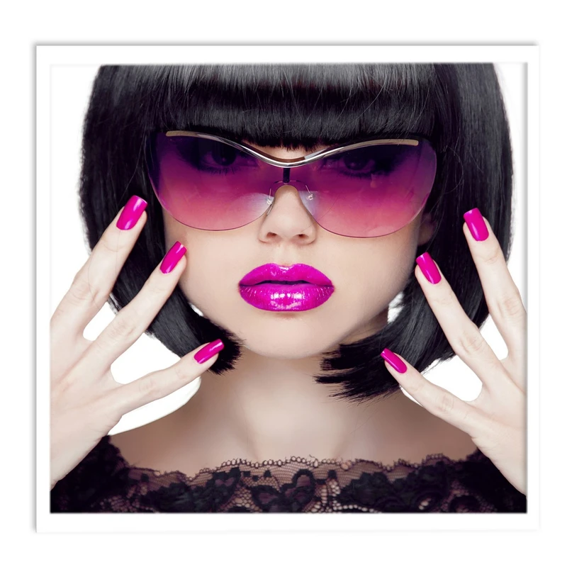 تابلو نوری بکلیت طرح عینک و سالن زیبایی مدل W-14494