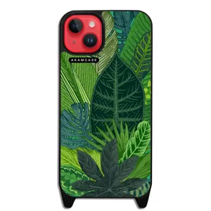 AKAM AMCWLA15PLUS-LEAVES2 Cover For Apple iPhone 15 Plus