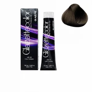 رنگ مو گلازت شماره 6I حجم 100 میلی‌لیتر رنگ بلوند تیره عسلی گرم