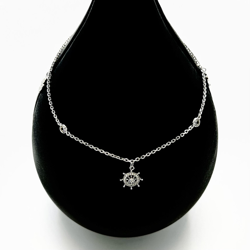 پابند نقره زنانه مدل NG8505 پابند نقره زنانه مدل NG8505