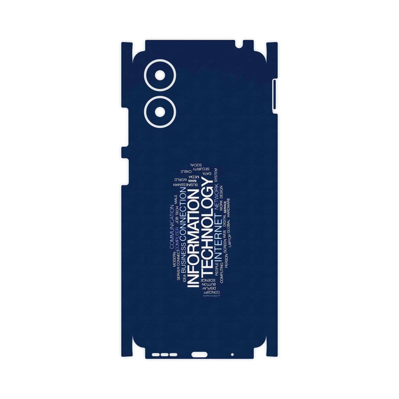 برچسب پوششی ماهوت مدل IT Science-FullSkin مناسب برای گوشی موبایل موتورولا Moto G04s