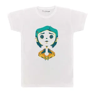 تی شرت بچگانه پرمانه طرح کورالین کد pmt.4796