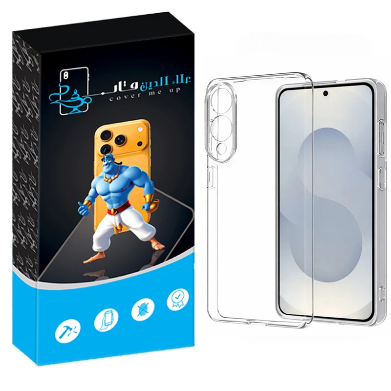 کاور علاالدین قاب مدل Crystal مناسب برای گوشی موبایل سامسونگ Galaxy S25 Edge